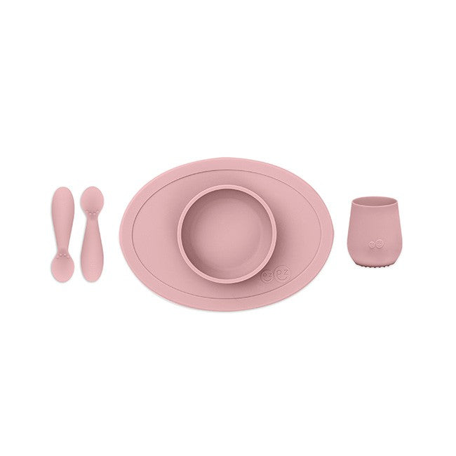 ezpz Primeiro Conjunto de Alimentação - Rosa Nórdico