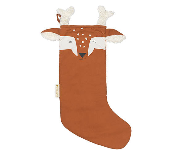 Fabelab - Meia de Natal Veado Canela
