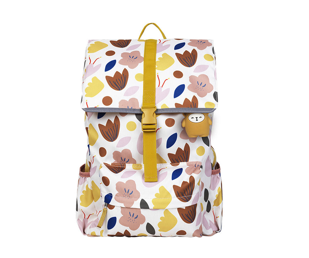 Fabelab - Mochila Escolar Grande - Flower Print