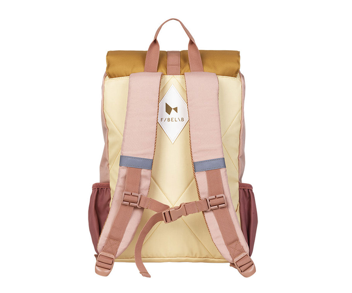 Fabelab - Mochila Escolar Grande - Old Rose