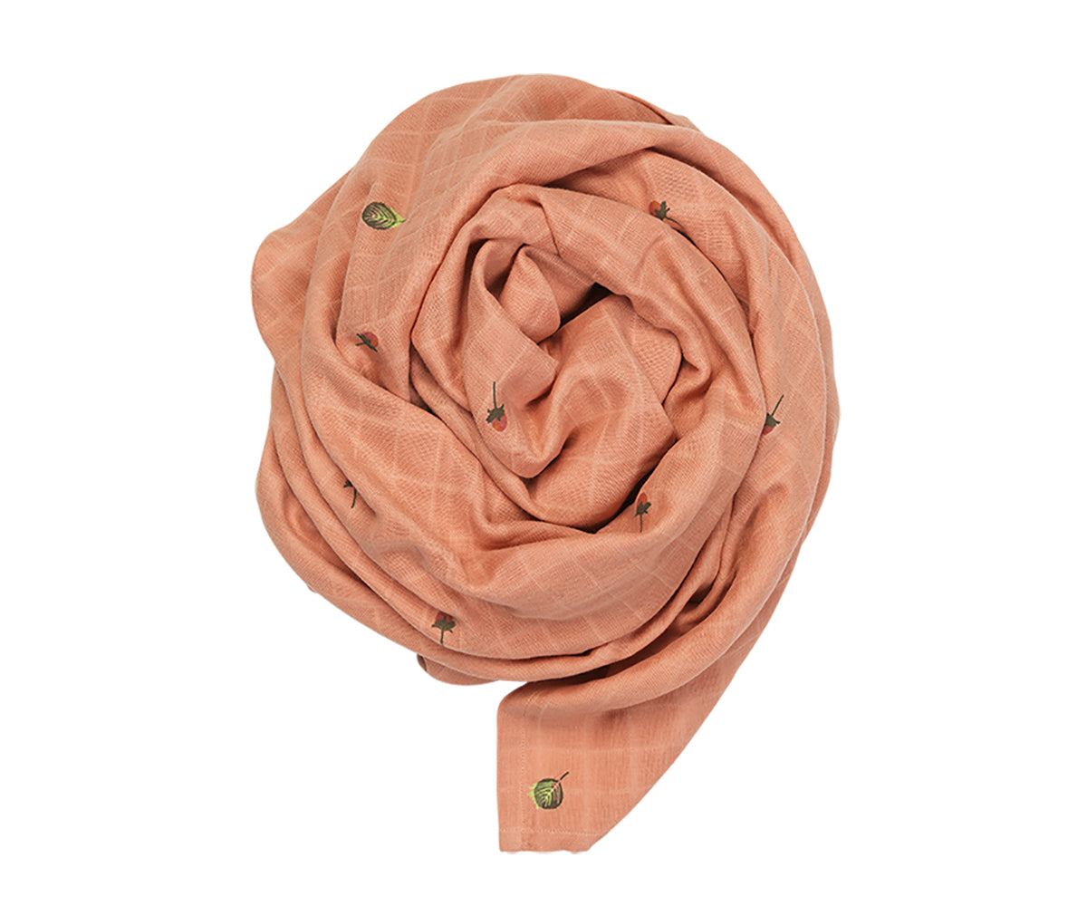Fabelab - Musselina 120x120cm - Wild Strawberry