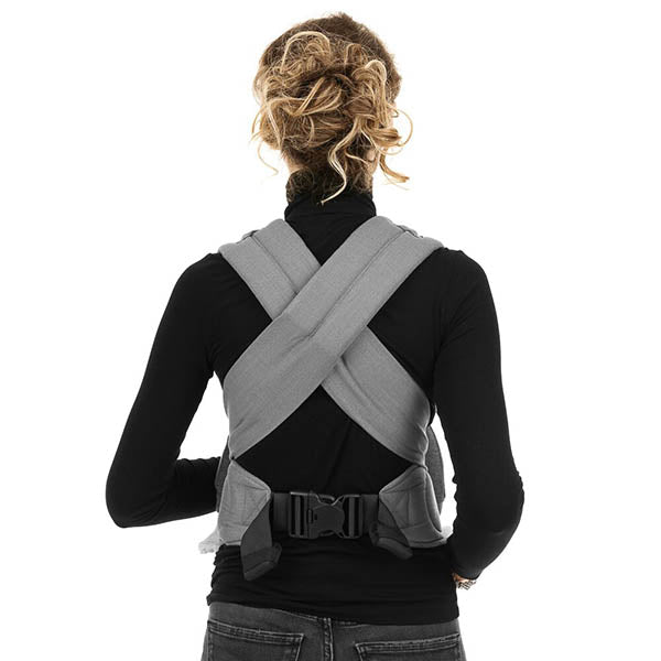 Fidella Mochila Portabebé FlowClick Halfbuckle Baby - Chevron Light Gray