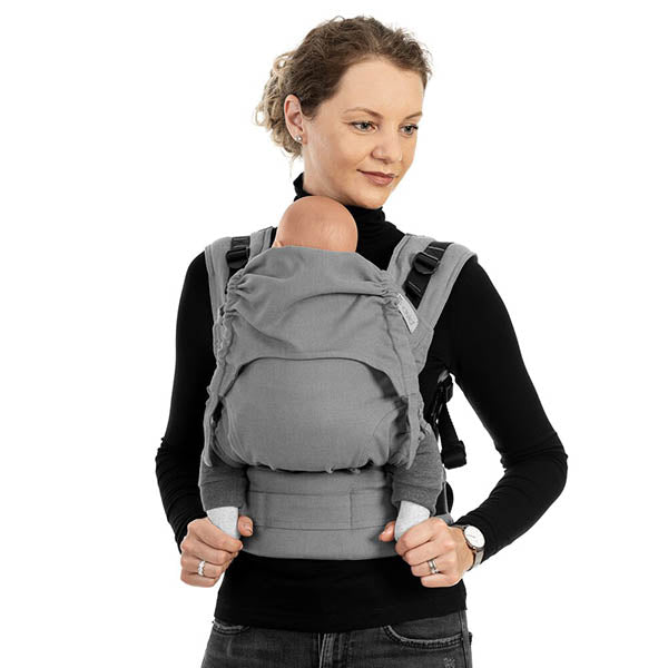 Fidella Mochila Portabebé Fusion Fullbuckle Baby - Chevron Light Gray