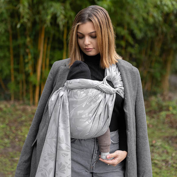 Fidella Ring Sling - Floral Touch Lunar Grey