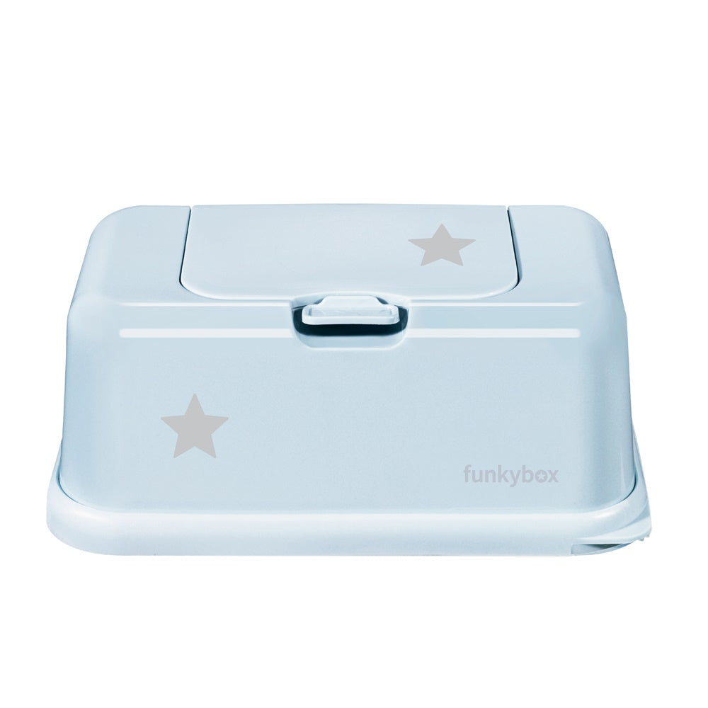 FunkyBox - Dispensador de Toalhitas Brilho - Azul Pastel