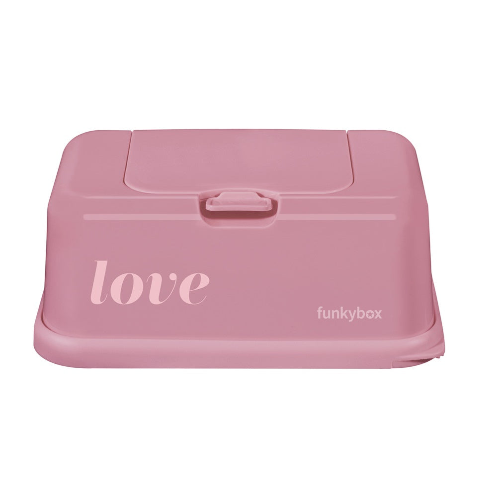 FunkyBox - Dispensador de Toalhitas Brilho - Rosa Vintage Love