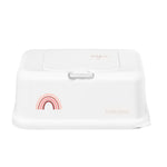 FunkyBox - Dispensador de Toalhitas Mate - Branca Arco-iris Rosa