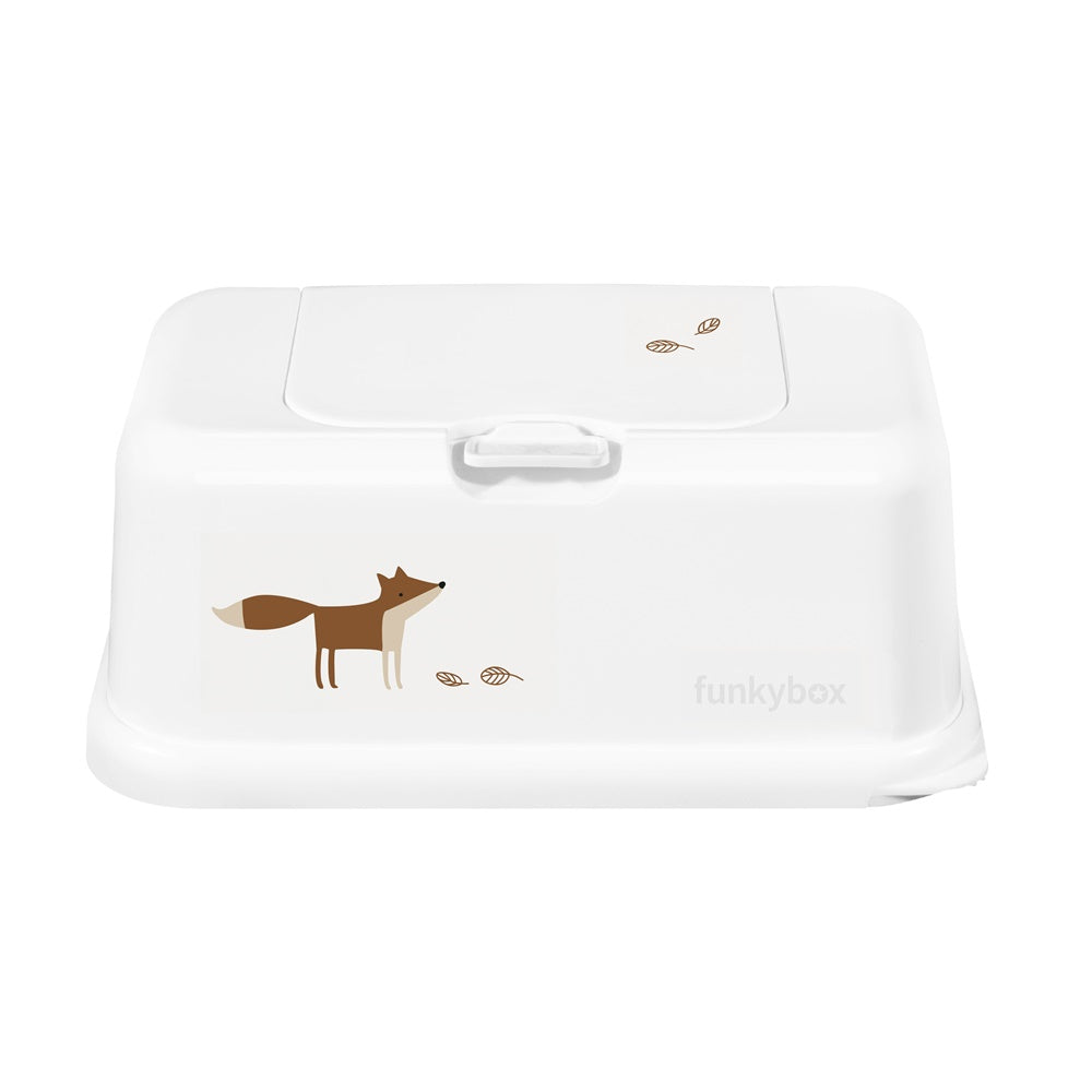 FunkyBox - Dispensador de Toalhitas Mate - Branca Zorro