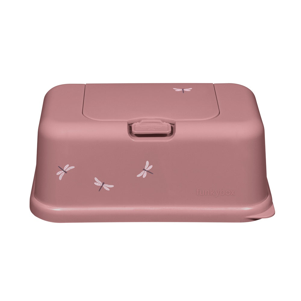 FunkyBox - Dispensador de Toalhitas Mate - Rosa Libélula