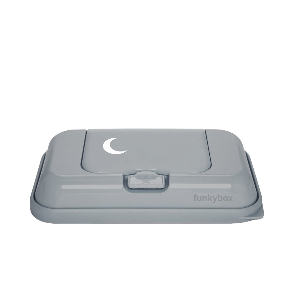 FunkyBox - Dispensador de Toalhitas To Go Brilho - Gris Luna