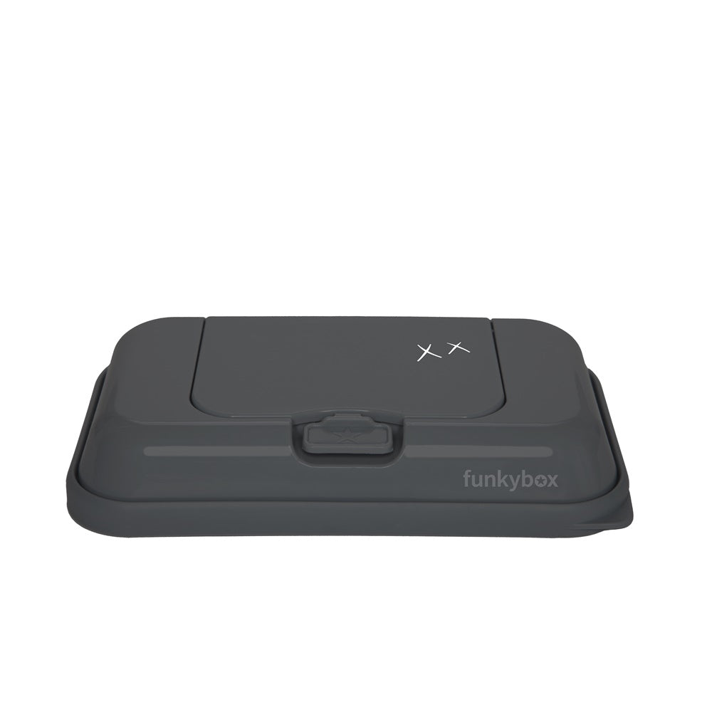 FunkyBox - Dispensador de Toalhitas To Go Brilho - Gris Ocuro Wonderful