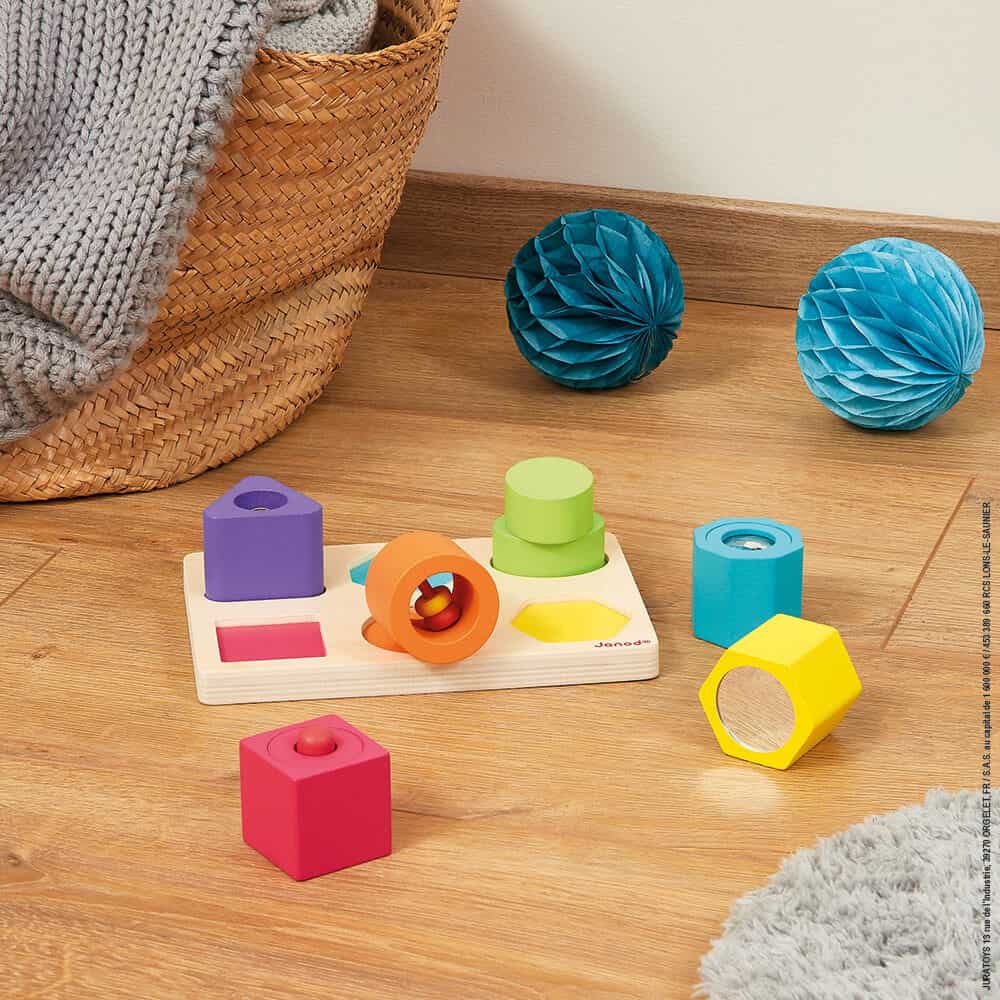 Janod Puzzle 6 Cubos Sensoriais