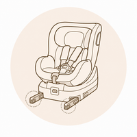 Compatível com base Isofix
