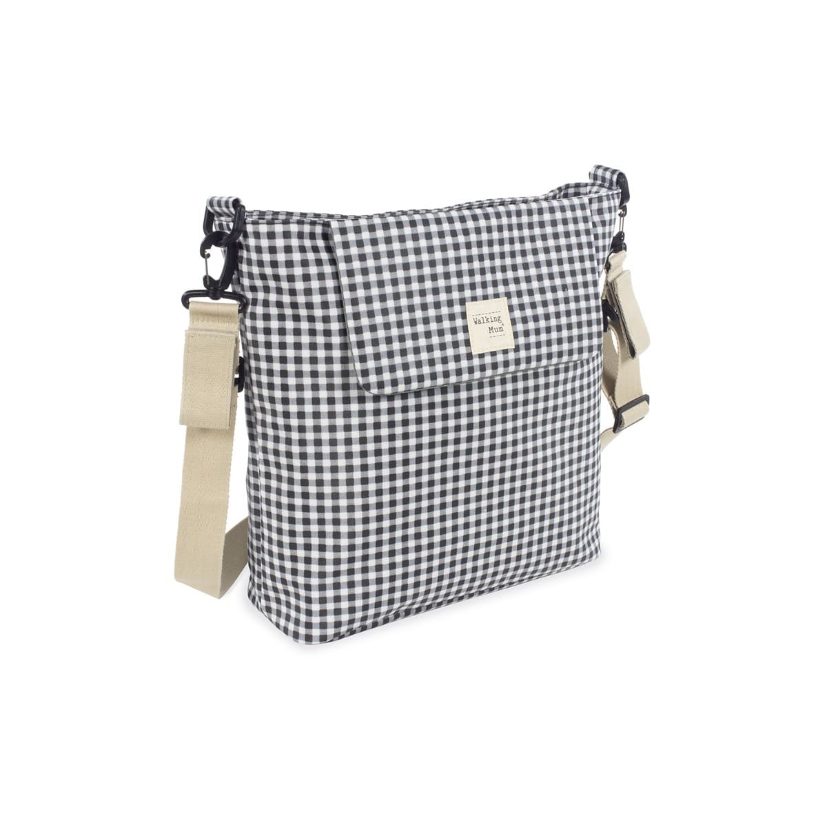 Walking Mum Bolsa Canastilla I Love Vichy Negro (Iv)