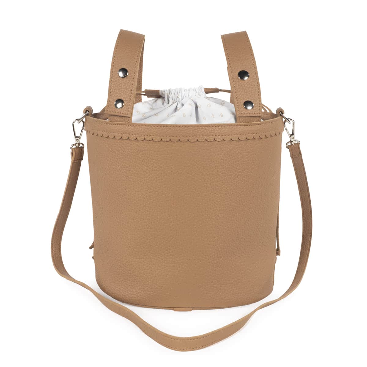 Pasito a Pasito Bolsa Bucket Icon Caramel