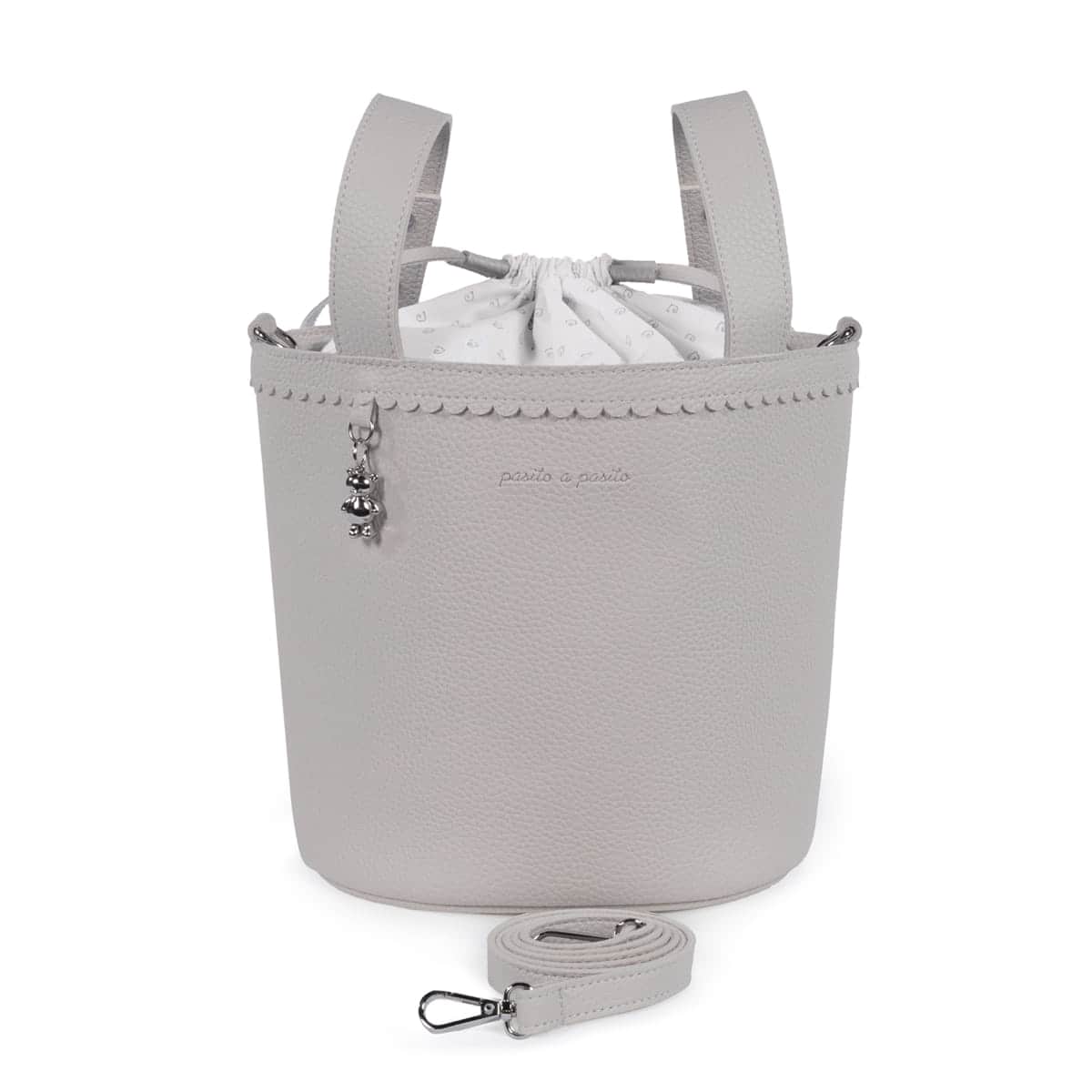 Pasito a Pasito Bolsa Bucket Icon Smoke