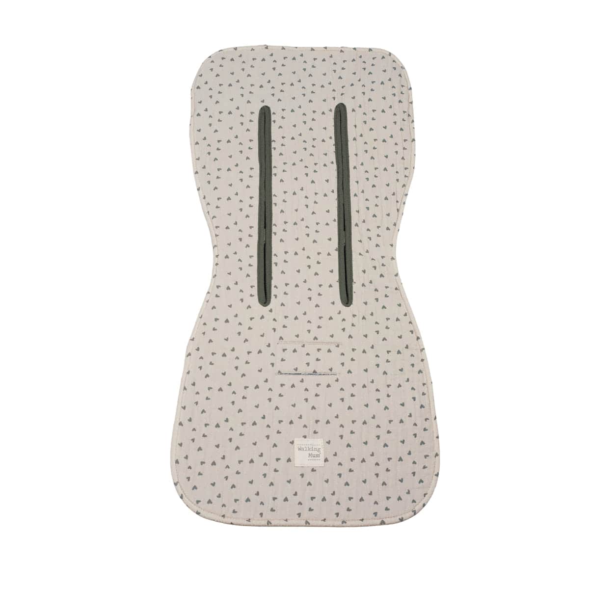 Walking Mum Colchoneta Corazones Poppy Musgo