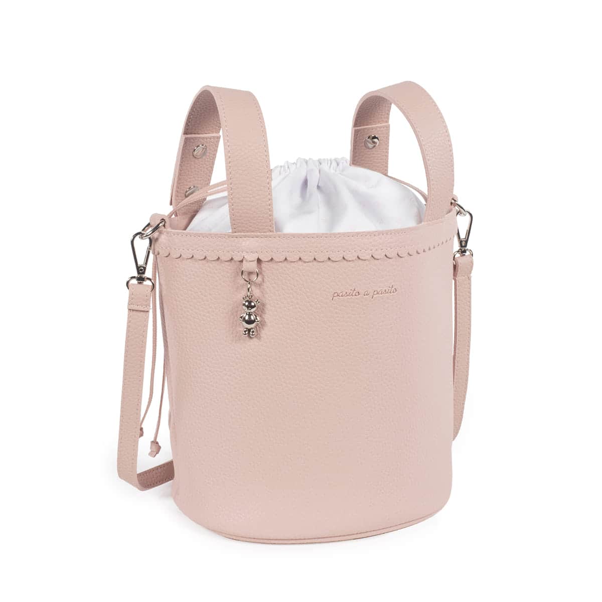 Pasito a Pasito Bolsa Bucket Icon Rose