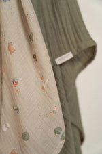 Little Dutch Toalhas de Rosto em Musselina | Facecloths - Little Farm / Pure Olive