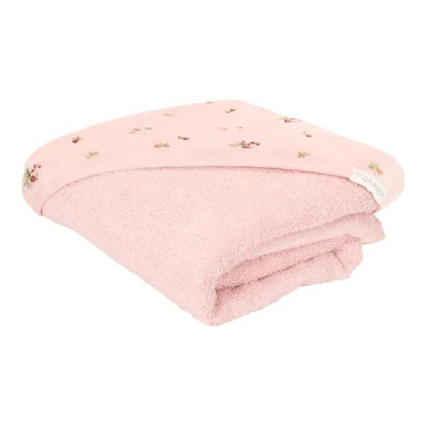 Little Dutch Toalha com Capuz - Bordada | Blossom - 100x100 cm