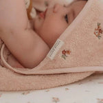 Little Dutch Toalha com Capuz - Bordada | Blossom - 100x100 cm