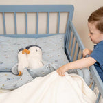 Little Dutch Manta de Malha para Berço | Cot Blanket | Pure Soft White