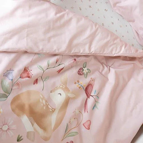 Little Dutch Edredão de Verão para Alcofa | Bassinet | 4-camadas Musselina | Fairy Blossom