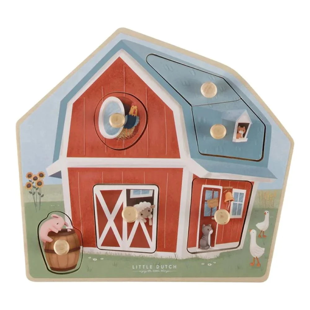 Little Dutch Puzzle de Madeira - Little Farm FSC