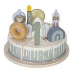 Little Dutch Bolo de Aniversário em Madeira - Azul
