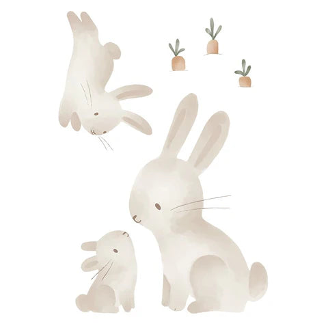 Little Dutch Autocolantes de Parede - Baby Bunny