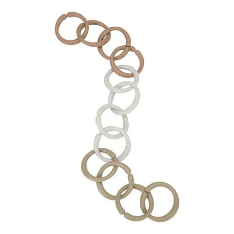 Little Dutch Anéis de Encaixe - Little Loops Toy Links Beige