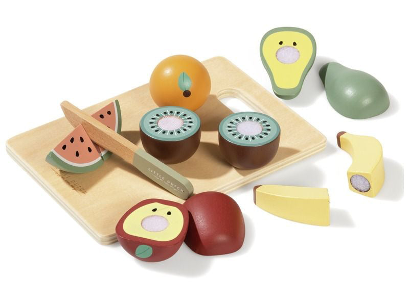 Little Dutch Conjunto de Frutas para Cortar