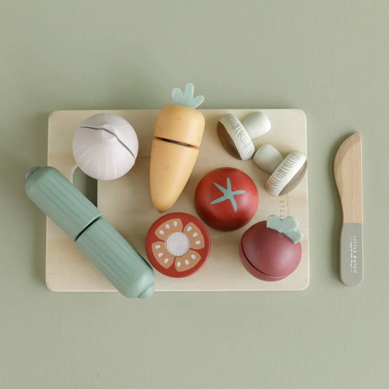 Little Dutch Conjunto de Legumes para Cortar