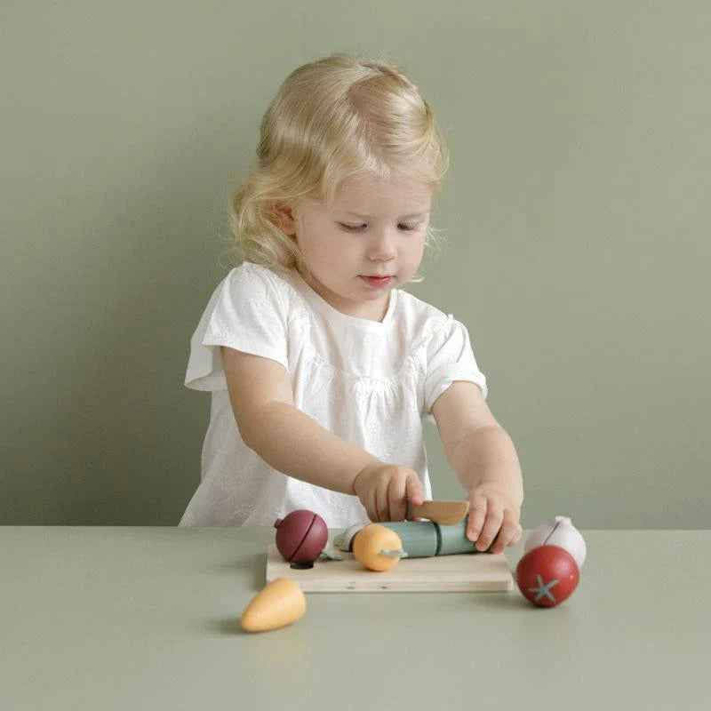 Little Dutch Conjunto de Legumes para Cortar