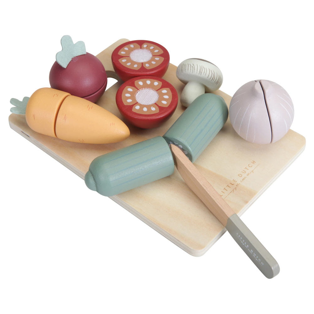 Little Dutch Conjunto de Legumes para Cortar