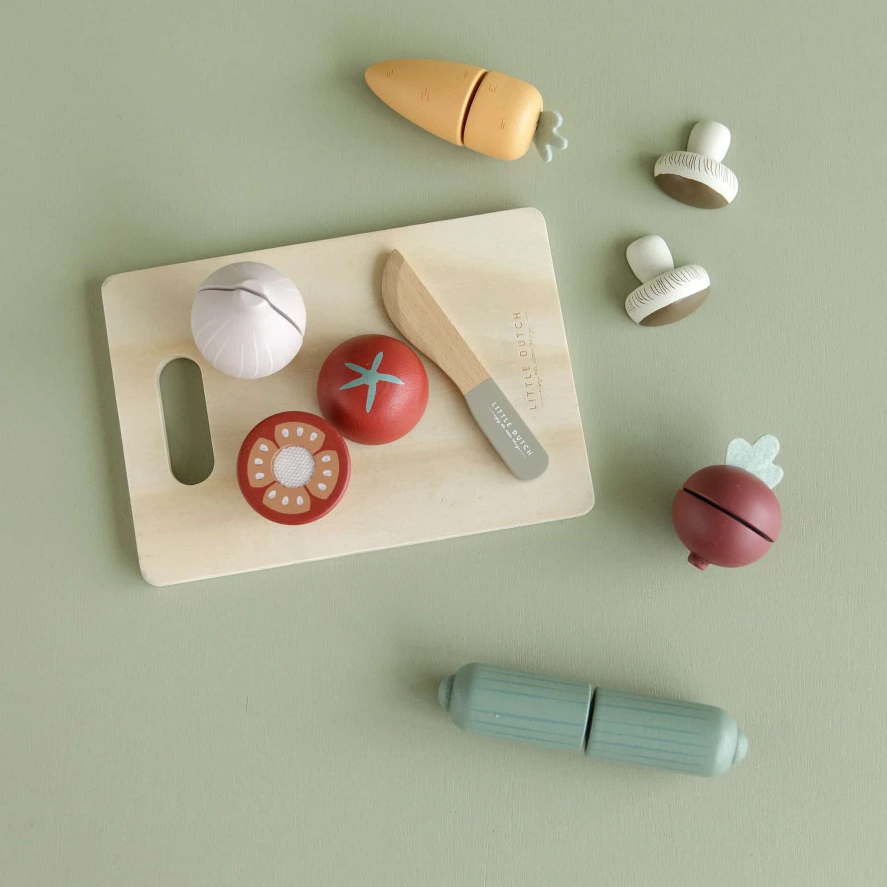Little Dutch Conjunto de Legumes para Cortar