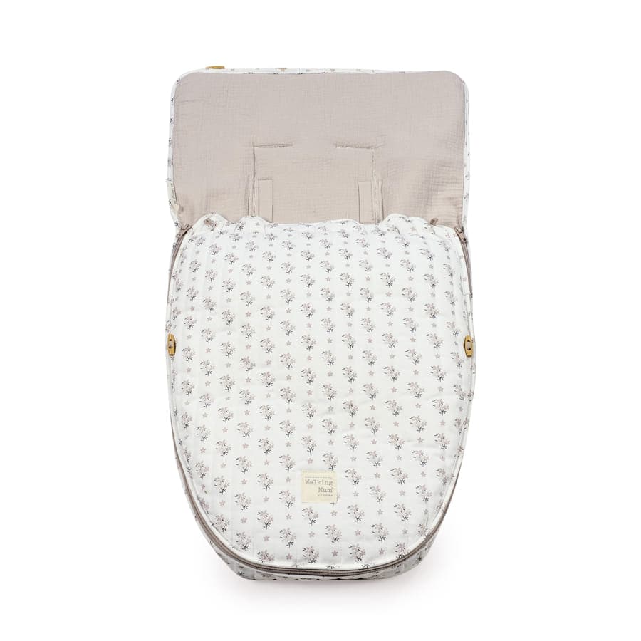 Walking Mum Saco para Ovinho e Alcofa Botton Flores