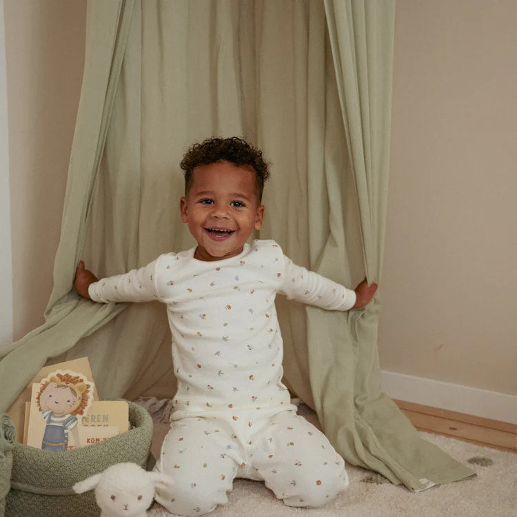 Little Dutch Swaddle 120 x 120 em Musselina - Sage