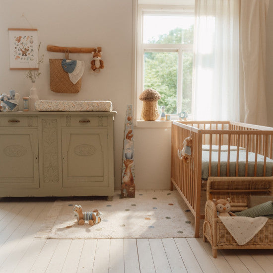 Little Dutch Swaddle 120 x 120 em Musselina - Sage