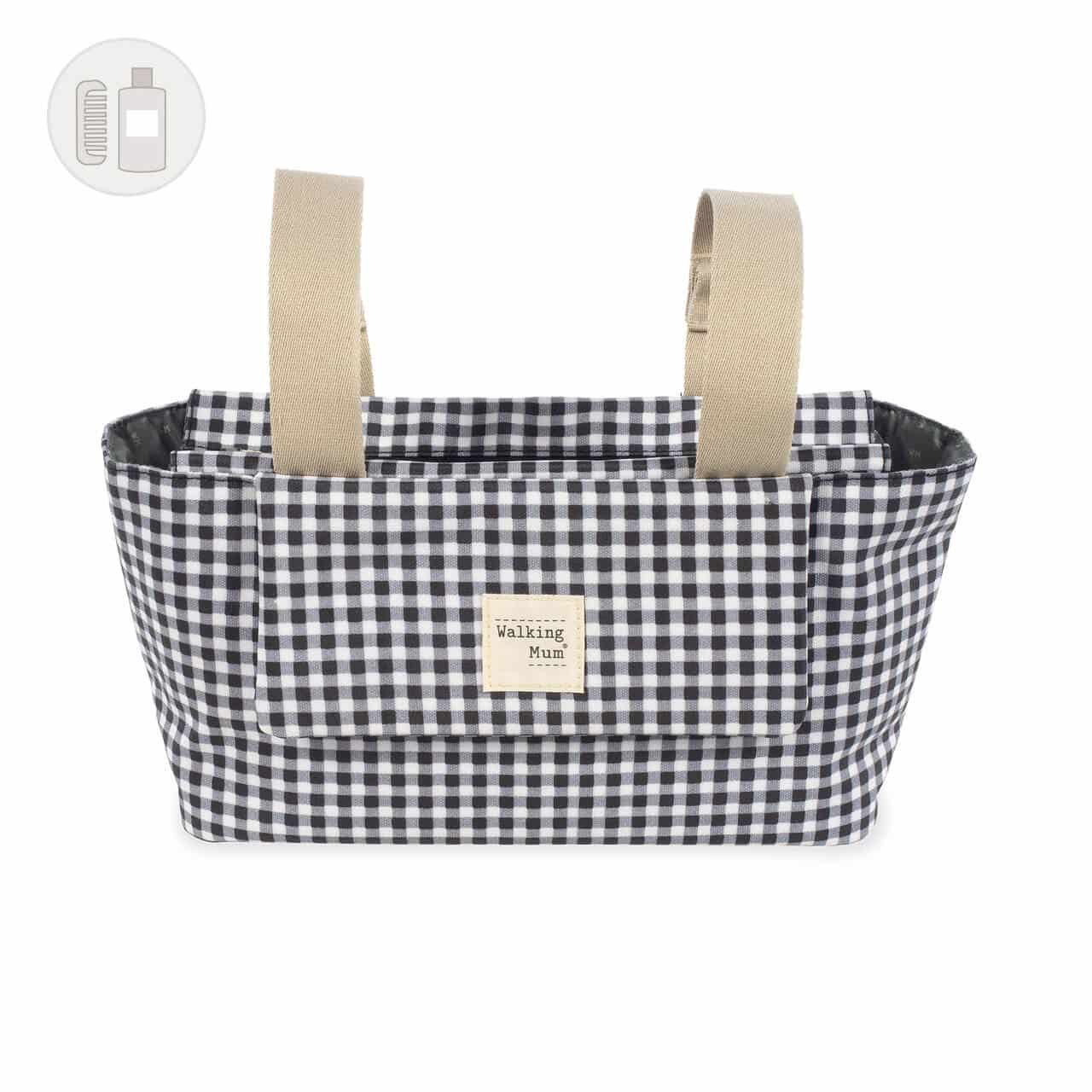 Walking Mum Bolsa Organizadora I Love Vichy Negro (Iv)