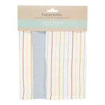 Little Dutch Toalhas de Rosto - Vintage Sunny Stripes / Pure Soft Blue
