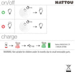 Nattou Luz de Presença Rato