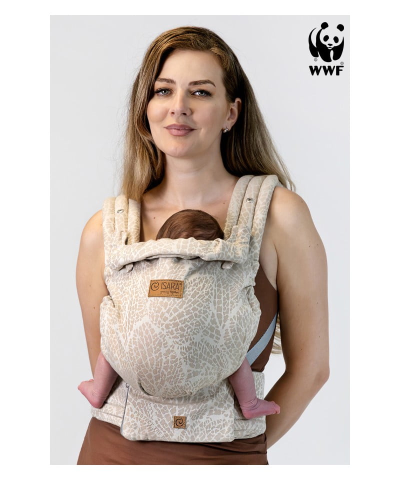 Isara Elite Mochila Portabebé - Majestic Ivory Forest