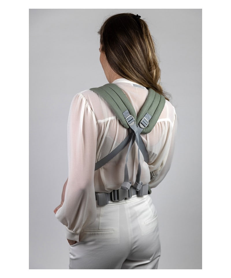 Isara Elite Mochila Portabebé - Sage Green Linen