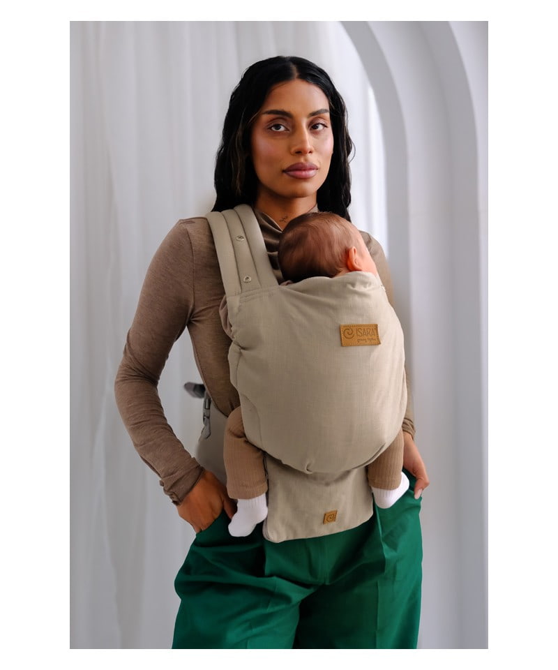 Isara Mochila Portabebé Elite - Sandstone Linen
