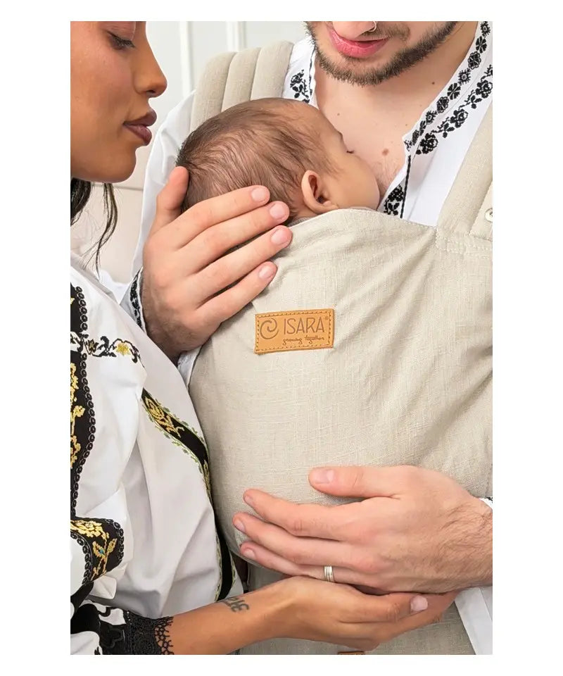 Isara Mochila Portabebé Elite - Sandstone Linen