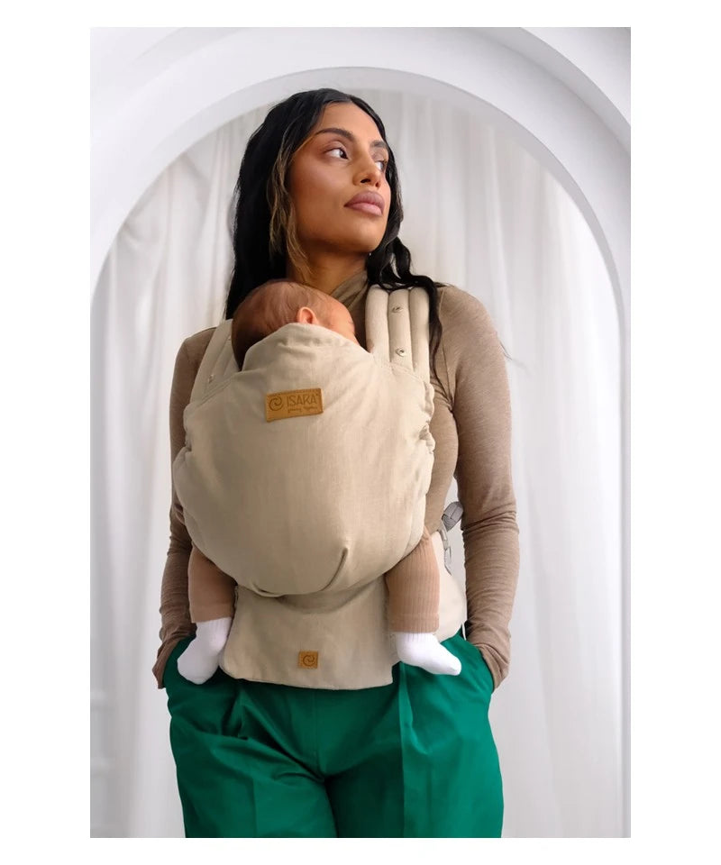 Isara Mochila Portabebé Elite - Sandstone Linen
