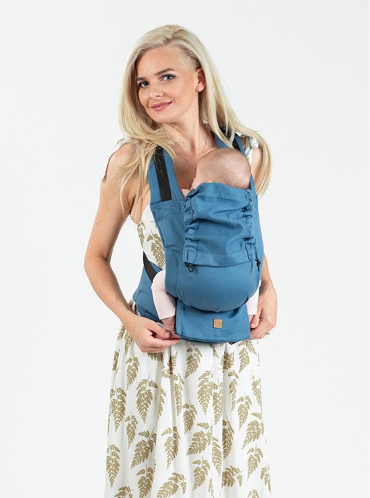 Isara Mochila Portabebé Quick Full Buckle V2 - Bluestone