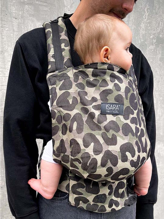 Isara Mochila Portabebé Quick Full Buckle - Tiba+Marl Camo
