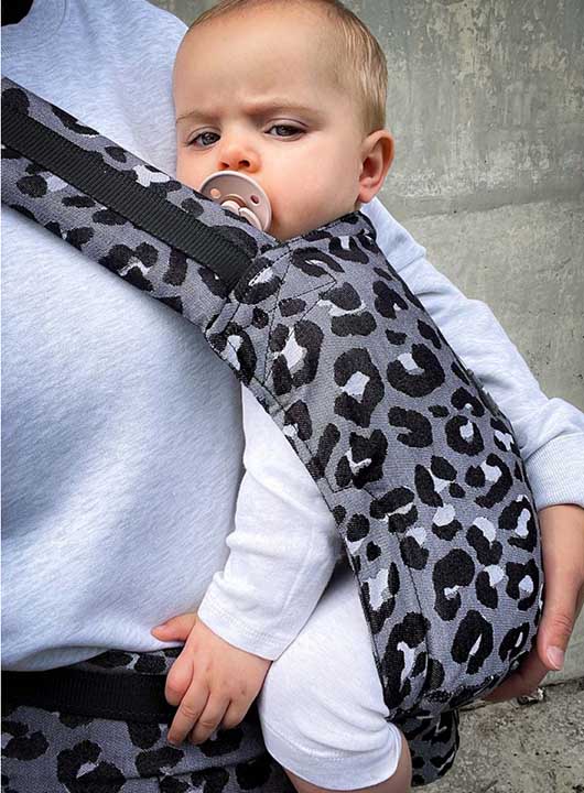 Isara Mochila Portabebé Quick Full Buckle - Tiba+Marl Leopard